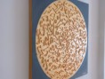 Esfera cobre relieve 80x80