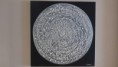 Esfera plata relieve 80x80
